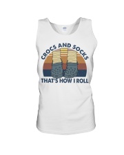 Crocs And Socks Unisex Tank thumbnail