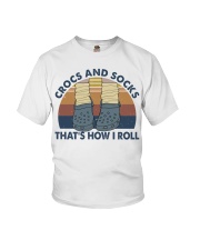Crocs And Socks Youth T-Shirt thumbnail