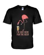 I Am Just Here For The Beer V-Neck T-Shirt thumbnail