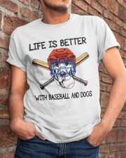 Baseball And Dogs Classic T-Shirt apparel-classic-tshirt-lifestyle-26