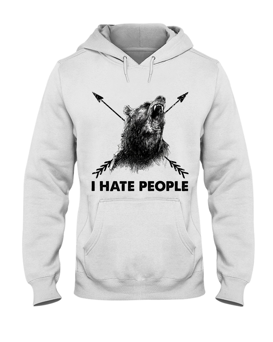 I Hate People Hooded Sweatshirt