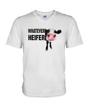 Whatever Heifer V-Neck T-Shirt thumbnail