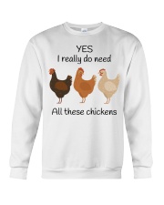 All These Chickens Crewneck Sweatshirt thumbnail