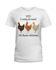 All These Chickens Ladies T-Shirt thumbnail