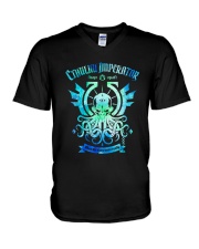 Cthulhu Funny V-Neck T-Shirt thumbnail
