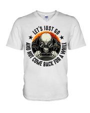 Les't Just Go V-Neck T-Shirt thumbnail