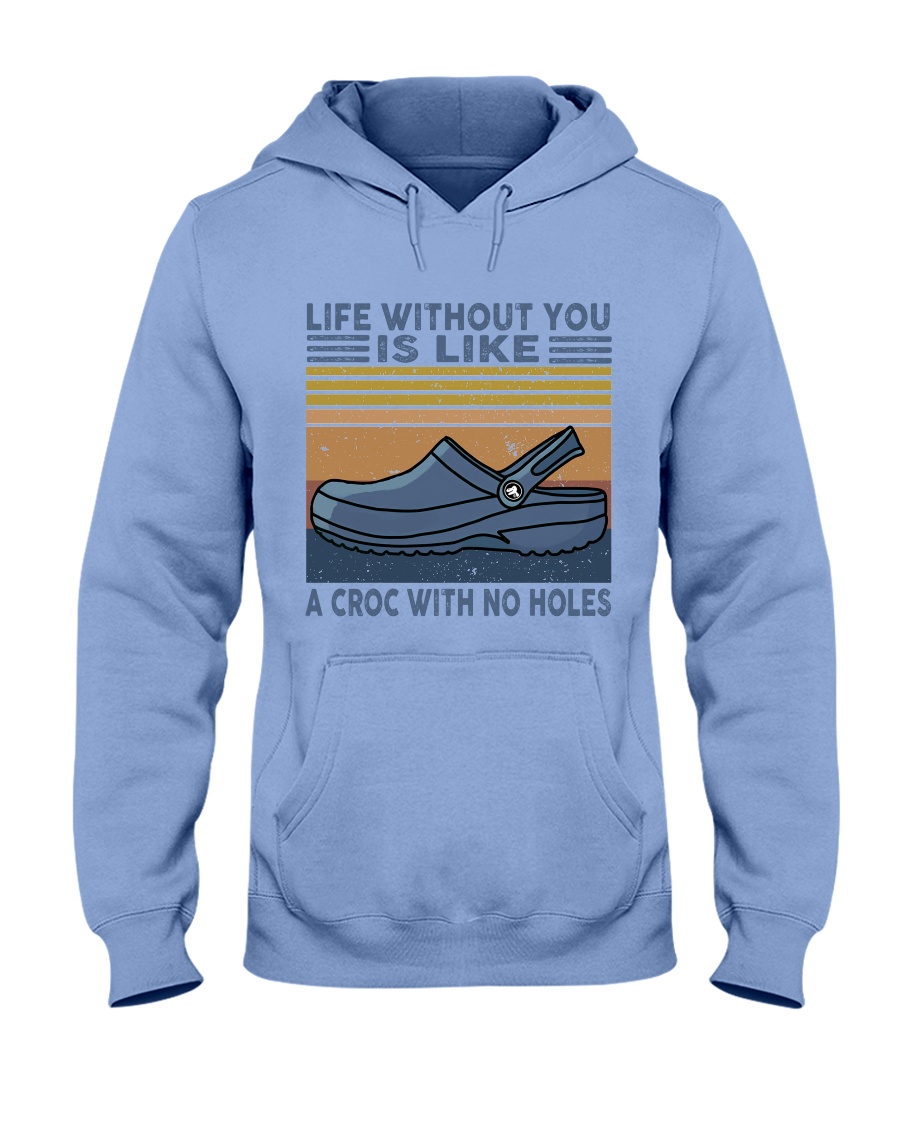 A Croc With No Holes Hooded Sweatshirt