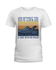 A Croc With No Holes Ladies T-Shirt thumbnail