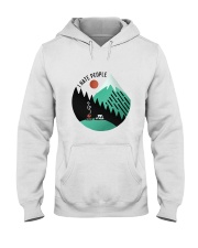 I Hate People Hooded Sweatshirt front