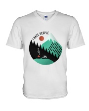 I Hate People V-Neck T-Shirt thumbnail