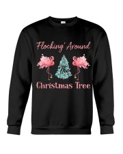 Flocking Around Christmas Tree Crewneck Sweatshirt thumbnail