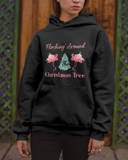 Flocking Around Christmas Tree Hooded Sweatshirt apparel-hooded-sweatshirt-lifestyle-front-03