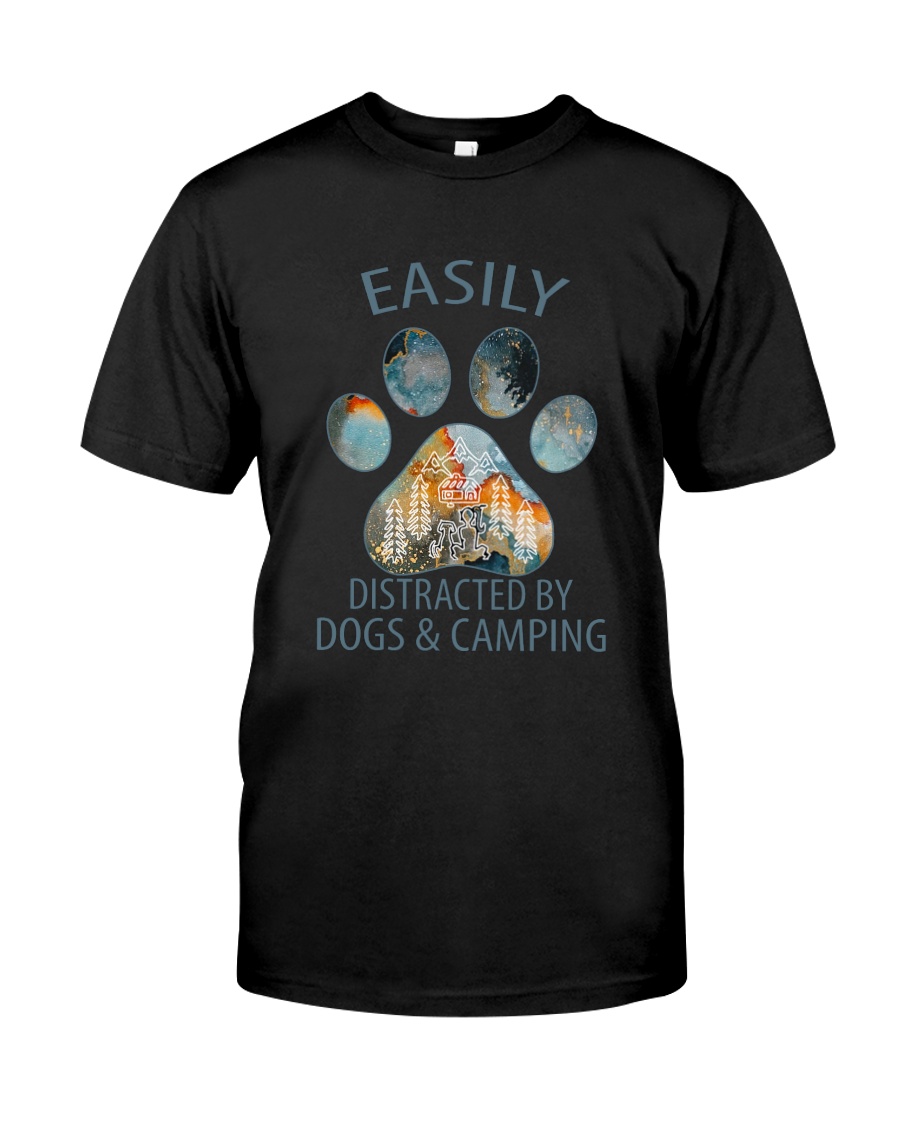 Easily Distracted By Dogs Classic T-Shirt