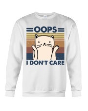Oops I Don't Care Crewneck Sweatshirt thumbnail