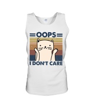 Oops I Don't Care Unisex Tank thumbnail