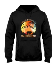 Hello Darkness My Old Friend Hooded Sweatshirt front
