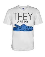 They Are My Crocs V-Neck T-Shirt thumbnail