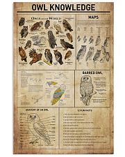 Owl Knowledge 11x17 Poster front