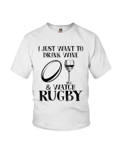 Drink And Watch Rugby Youth T-Shirt thumbnail