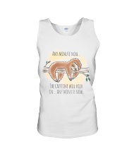 The Caffeine Will Kick Unisex Tank thumbnail