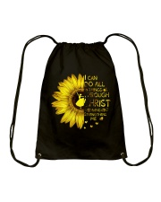 I Can Do All Things Drawstring Bag thumbnail