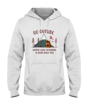 Go Outside Hooded Sweatshirt front