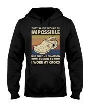 I Wore My Crocs Hooded Sweatshirt thumbnail