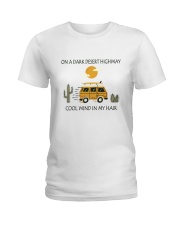 On A Dark Desert Highway Ladies T-Shirt thumbnail