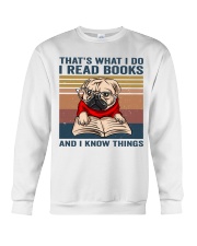 I Read Books Crewneck Sweatshirt thumbnail