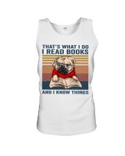 I Read Books Unisex Tank thumbnail