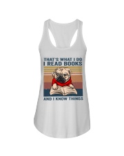 I Read Books Ladies Flowy Tank thumbnail