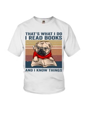 I Read Books Youth T-Shirt thumbnail