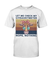 Let Me Check My Giveashitmeter Premium Fit Mens Tee thumbnail