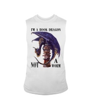 I'm A Bookd Dragon Not A Worm Sleeveless Tee thumbnail