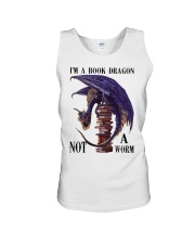 I'm A Bookd Dragon Not A Worm Unisex Tank thumbnail