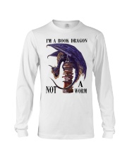 I'm A Bookd Dragon Not A Worm Long Sleeve Tee thumbnail