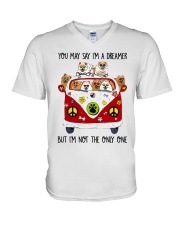 Pomeranian V-Neck T-Shirt thumbnail