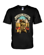 I Hate People V-Neck T-Shirt thumbnail