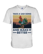 Take A Sad Song V-Neck T-Shirt thumbnail