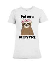 Put On A Happy Face Premium Fit Ladies Tee thumbnail