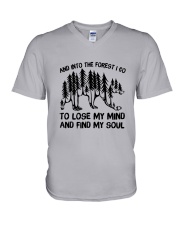 And Into The Forest I Go V-Neck T-Shirt thumbnail