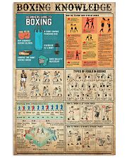 Boxing Knowledge 11x17 Poster front