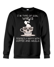 Coffee And Skulls Crewneck Sweatshirt thumbnail