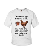 Coffe And Chickens Youth T-Shirt thumbnail