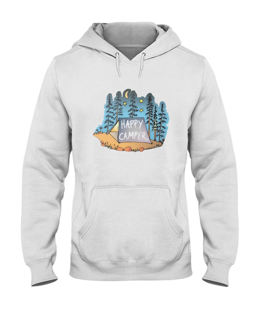 Happy Camper Hooded Sweatshirt