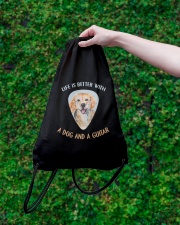 Life Is Better Drawstring Bag lifestyle-drawstringbag-front-3