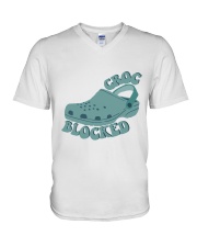 Croc Blocked V-Neck T-Shirt thumbnail