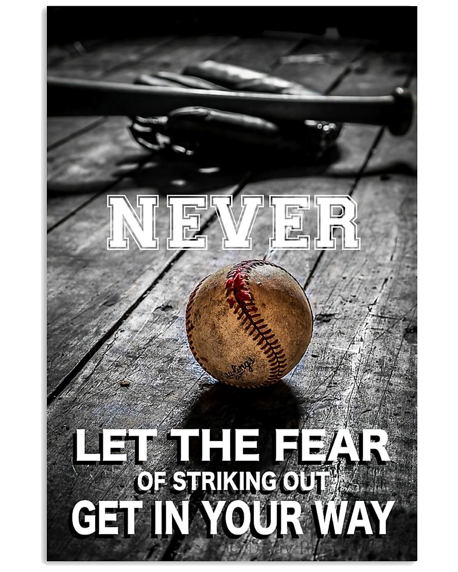 Never Let The Fear 11x17 Poster