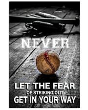Never Let The Fear 11x17 Poster front