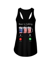 Beer Is Calling Ladies Flowy Tank thumbnail